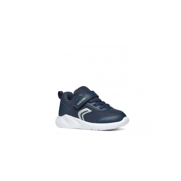 Geox Sapatilhas Baixas Sprintye Baby Mesh+Geobuck Navy B454UC